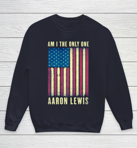 Aaron Lewis Am I The Only One America Flag Youth Sweatshirt 2