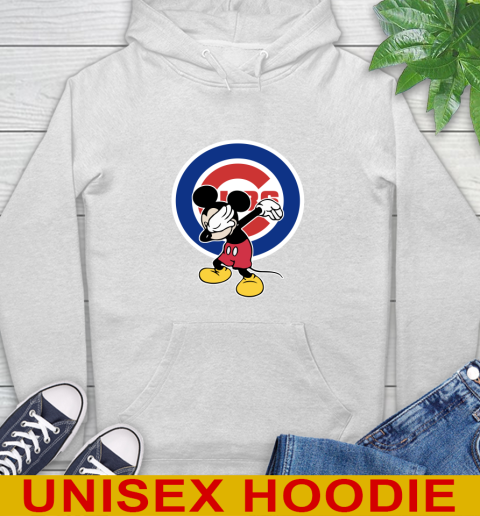 Chicago Cubs MLB Baseball Dabbing Mickey Disney Sports Hoodie