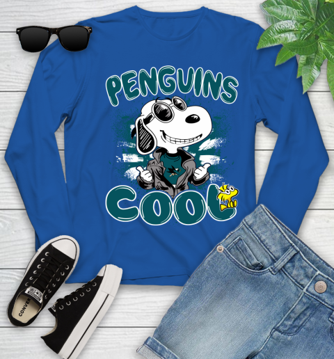 NHL Hockey San Jose Sharks Cool Snoopy Shirt Youth Long Sleeve 9