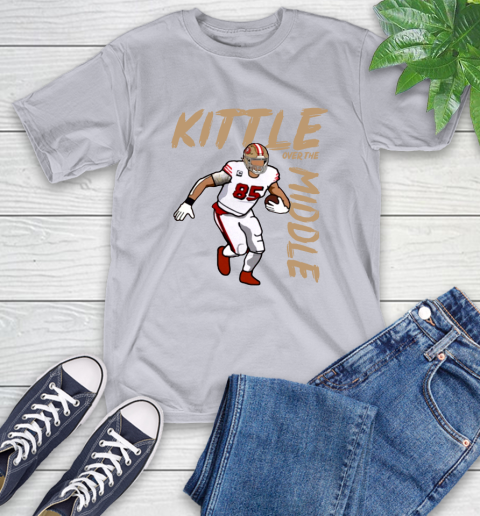 George Kittle Kittle Over the Middle San Francisco Shirt 6