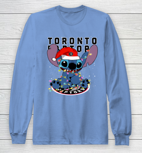 Toronto Raptors NBA noel stitch Basketball Christmas Long Sleeve T-Shirt 8