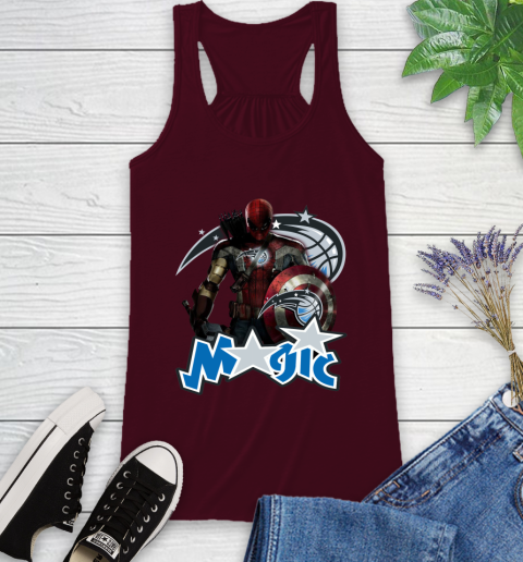 Philadelphia 76ers NBA Basketball Captain America Thor Spider Man Hawkeye Avengers Racerback Tank 3