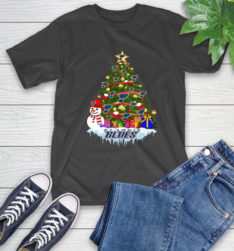 St.Louis Blues Merry Christmas NHL Hockey Sports T-Shirt 2