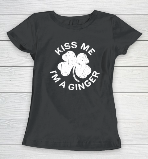 Kiss Me I'm A Ginger T Shirt Saint Patrick Day Women's T-Shirt