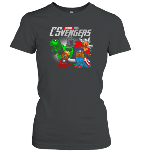 Cocker Spaniel CSvengers Marvel Avengers Endgame Women's T-Shirt