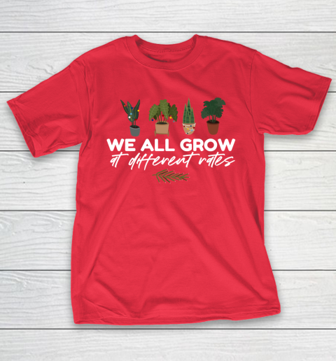We All Grow At Different Rates, Special Education Teacher Autism Awareness T-Shirt 19