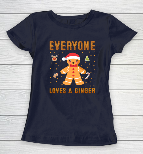 Everyone Loves A Ginger Funny Christmas Women's T-Shirt 2
