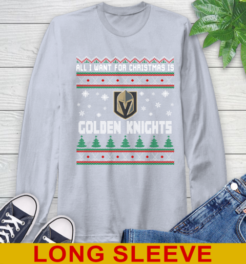 Vegas Golden Knights NHL Hockey All I Want For Christmas Is My Team Sports 60