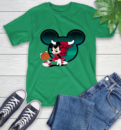 NBA Chicago Bulls Mickey Mouse Disney Basketball T-Shirt 7