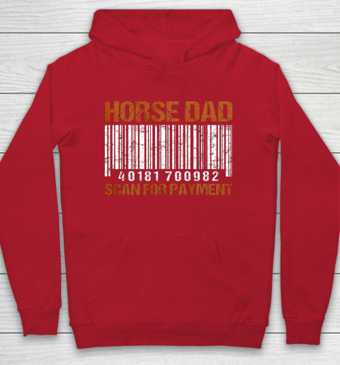 Horse Dad Scan For Payment Hoodie 7