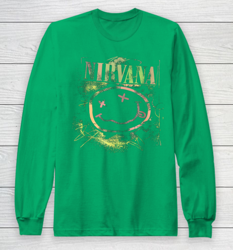 Vintage Nirvanas Smile Design Limited Long Sleeve T-Shirt 4