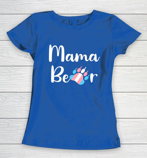 Mama Bear Transgender Mom T Shirt Trans Pride Gift Women's T-Shirt 8