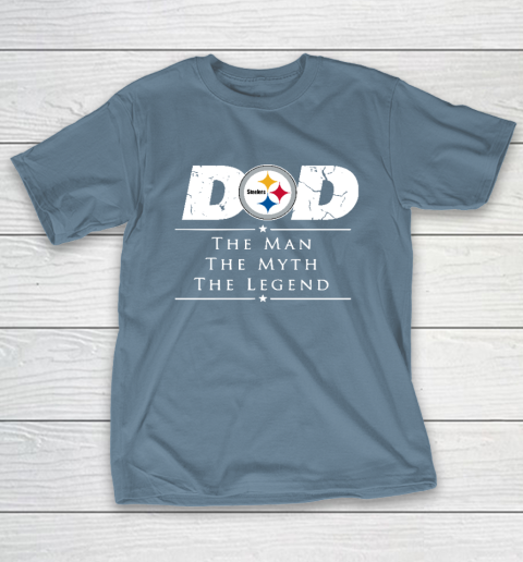 Pittsburgh Steelers NFL Football Dad The Man The Myth The Legend T-Shirt 6