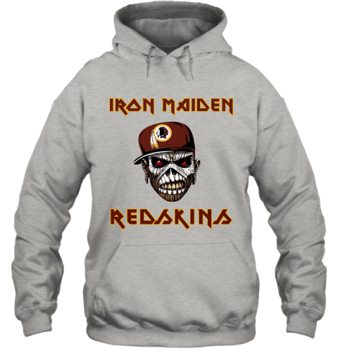 NFL Washington Redskins Iron Maiden Rock Band Music Football Sports PFEDByjZrrX hoodie 23 95 151514 front ash