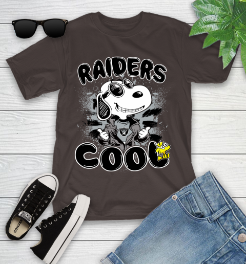 NFL Football Oakland Raiders Cool Snoopy Shirt Youth T-Shirt 6
