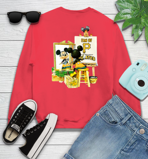 MLB Baseball Pittsburgh Pirates Mickey Drawing Shirt 35