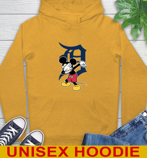 Detroit Tigers MLB Baseball Dabbing Mickey Disney Sports Hoodie 3
