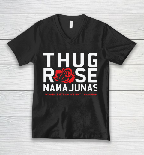 Thug Rose Namajunas Classic V-Neck T-Shirt