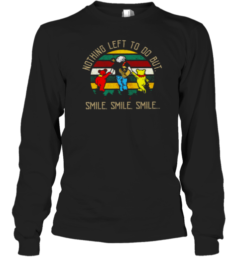 Grateful Dead smile smile smile Long Sleeve T-Shirt