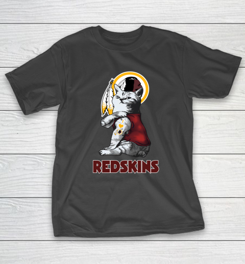 NFL Football My Cat Loves Washington Redskins T-Shirt