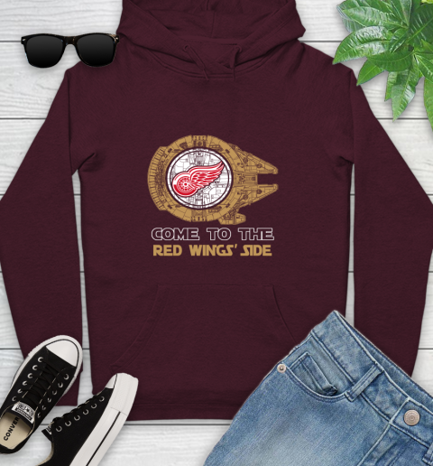 NHL Come To The Detroit Red Wings Wars Hockey Sports Youth Hoodie 7