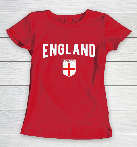 England Soccer Jersey 2021 2022 Football Team Women's T-Shirt 9