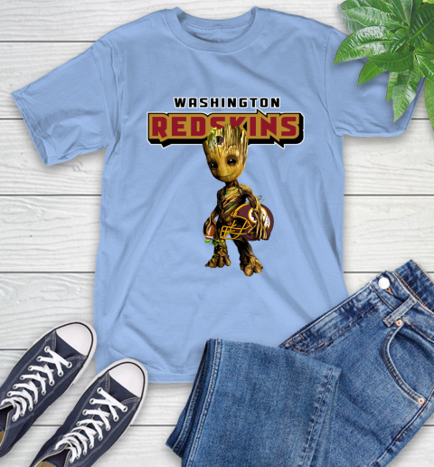 Washington Redskins NFL Football Groot Marvel Guardians Of The Galaxy T-Shirt 11