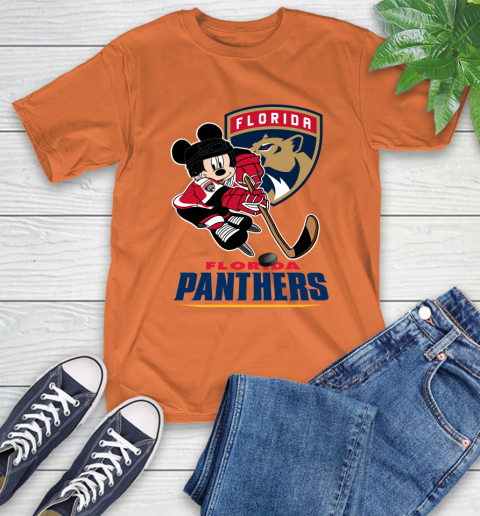 NHL Florida Panthers Mickey Mouse Disney Hockey T Shirt T-Shirt 5