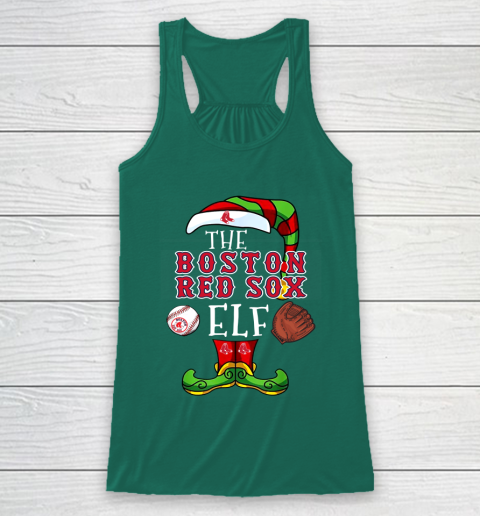 Boston Red Sox Christmas ELF Funny MLB Racerback Tank 5