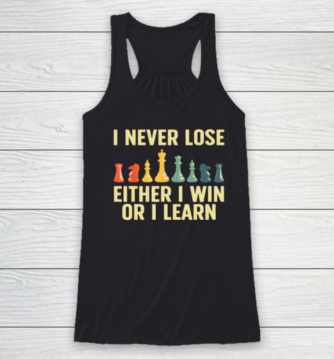 Best Chess Player Board Game Chess Lover Racerback Tank