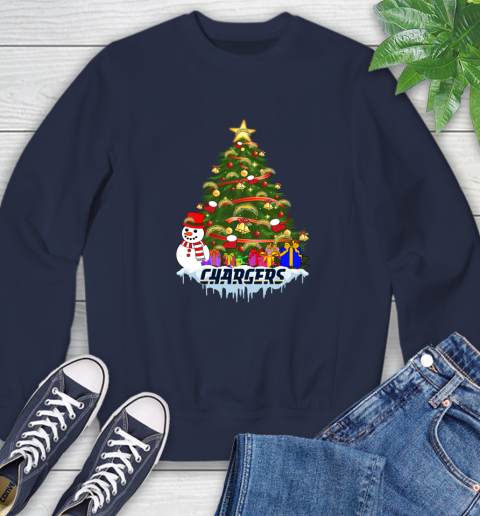 Los Angeles Chargers Merry Christmas NFL Football Sports Sweatshirt 3