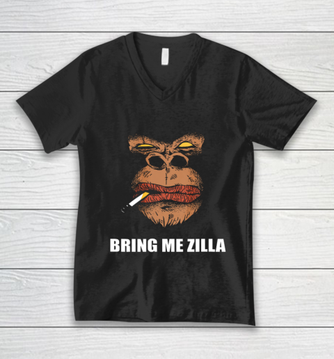 Team Kong Bring Me Zilla V-Neck T-Shirt