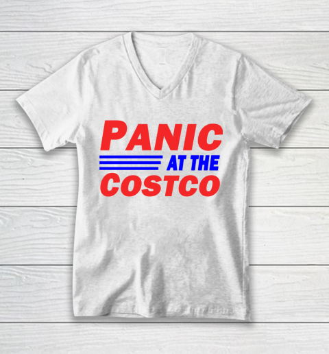 Panic At The Costco V-Neck T-Shirt