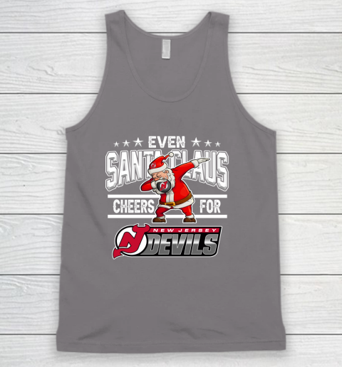 New Jersey Devils Even Santa Claus Cheers For Christmas NHL Tank Top 6