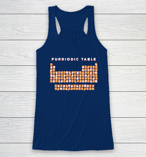 Purriodic Table Cat Funny Racerback Tank 4