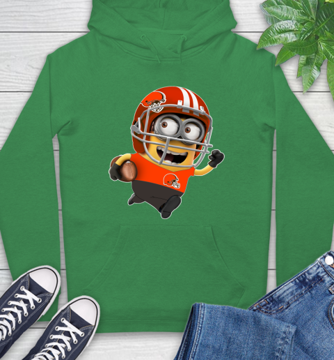 NFL Cleveland Browns Minions Disney Football Sports Hoodie 8
