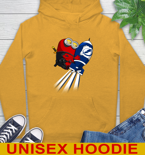 NHL Hockey Tampa Bay Lightning Deadpool Minion Marvel Shirt Hoodie 2