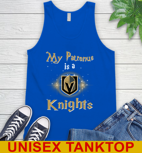 NHL Hockey Harry Potter My Patronus Is A Vegas Golden Knights Tank Top 4