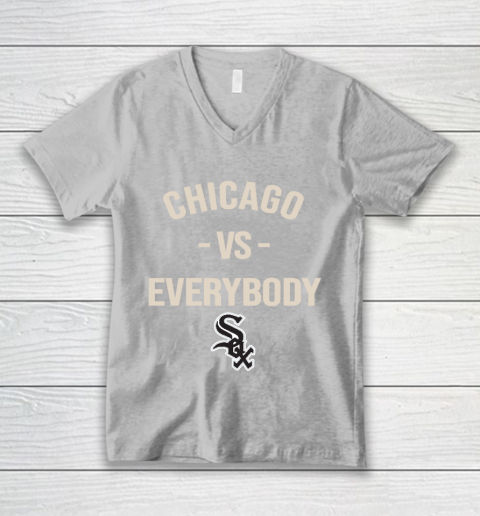 Chicago White Sox Vs Everybody V-Neck T-Shirt 3