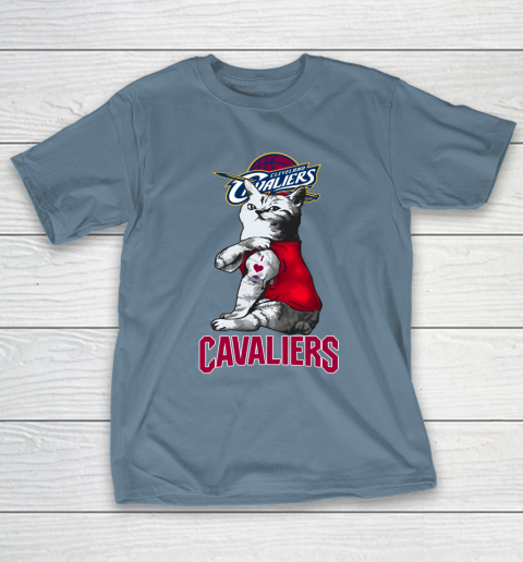 NBA Basketball My Cat Loves Cleveland Cavaliers T-Shirt 6