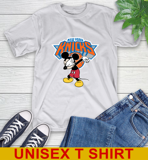 New York Knicks NBA Basketball Dabbing Mickey Disney Sports T-Shirt 12