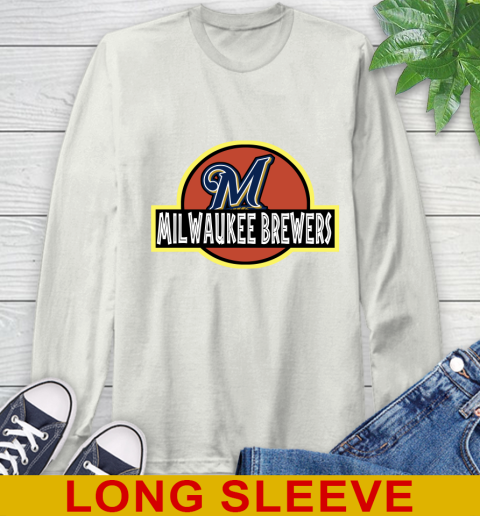 MLB Milwaukee Brewers Jurassic Park Dinosaur Movie Baseball Sports 69