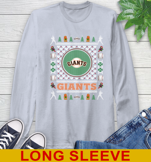 San Francisco Giants Merry Christmas MLB Baseball Loyal Fan Long Sleeve T-Shirt 6