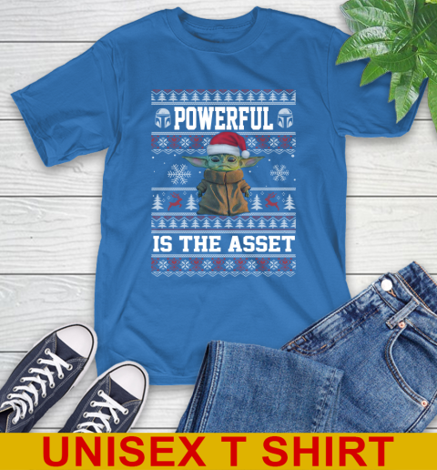 Powerful Is The Asset Baby Yoda Christmas Star Wars Shirts 11