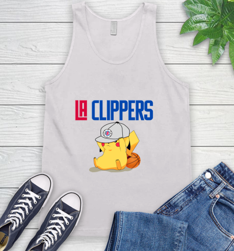 NBA Pikachu Basketball Sports Los Angeles Clippers Tank Top