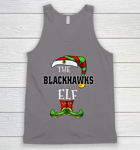 Chicago Blackhawks Christmas ELF Funny NHL Tank Top 6