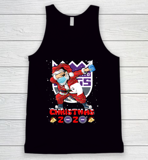 Sacramento Kings Funny Santa Claus Dabbing Christmas 2020 NBA Tank Top