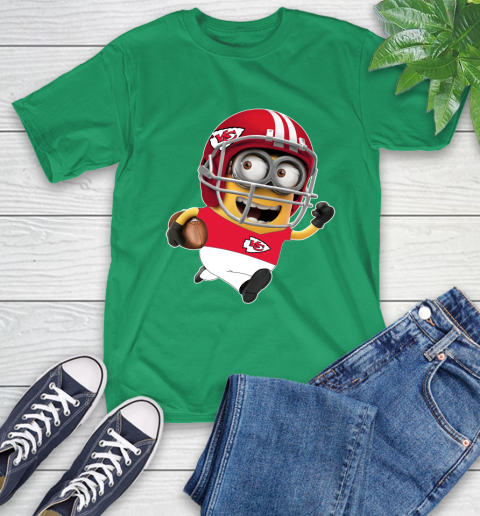 NFL Kansas City Chiefs Minions Disney Football Sports T-Shirt 7