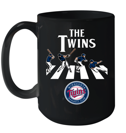 MLB Baseball Minnesota Twins The Beatles Rock Band Shirt Ceramic Mug 15oz