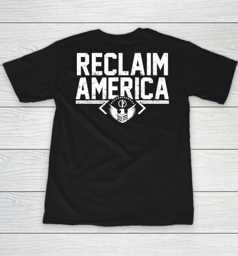 Reclaim America USA Eagle Republican Conservative Youth T-Shirt